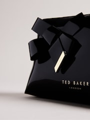 Ted Baker Black Nicolai Knot Bow Makeup Bag - Image 4 of 4
