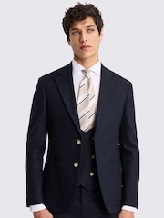 MOSS Slim Fit de linho Linen Jacket - Imagem 1 de 5