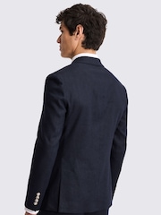 MOSS Slim Fit de linho Linen Jacket - Imagem 2 de 5