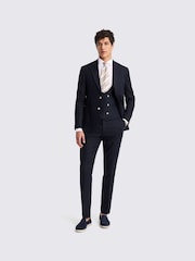 MOSS Slim Fit de linho Linen Jacket - Imagem 3 de 5