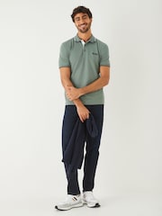 zelena - BOSS polo majica z obrobo na ovratniku BOSS Paddy Pro - Slika 3 iz 5