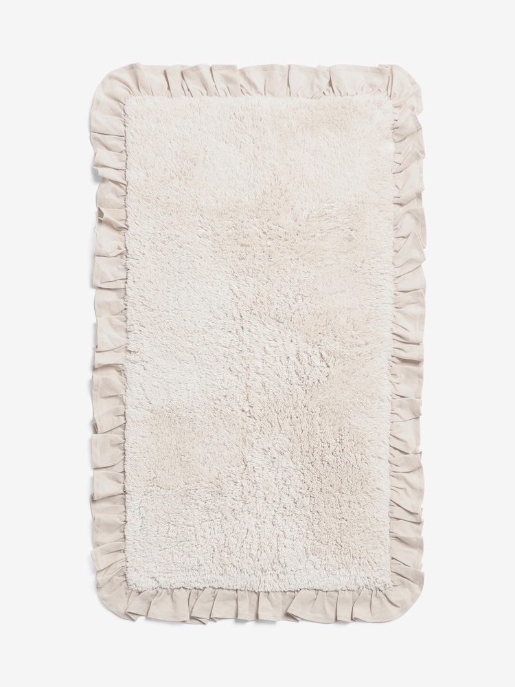 Natural Frill Bath Mat - Image 3 of 3