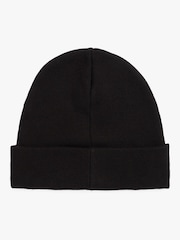 Tommy Hilfiger Black Logo Embroidery Beanie - Image 2 of 4