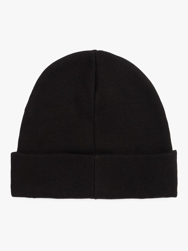 Tommy Hilfiger Black Logo Embroidery Beanie - Image 2 of 4