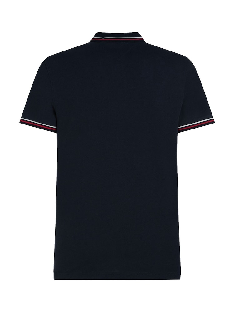 Tommy Hilfiger Slim Fit Tipped Polo Shirt - Bild 7 von 7
