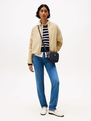 Tommy Hilfiger Blue Emblem Crossover Bag - Image 5 of 5
