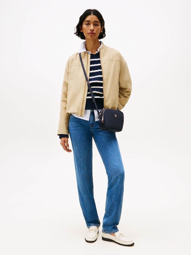 Tommy Hilfiger Blue Emblem Crossover Bag - Image 5 of 5