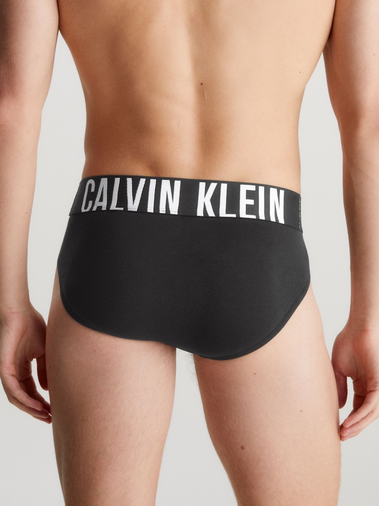 Calvin Klein Black Briefs 3 Pack with Intense Power - Image 2 of 4
