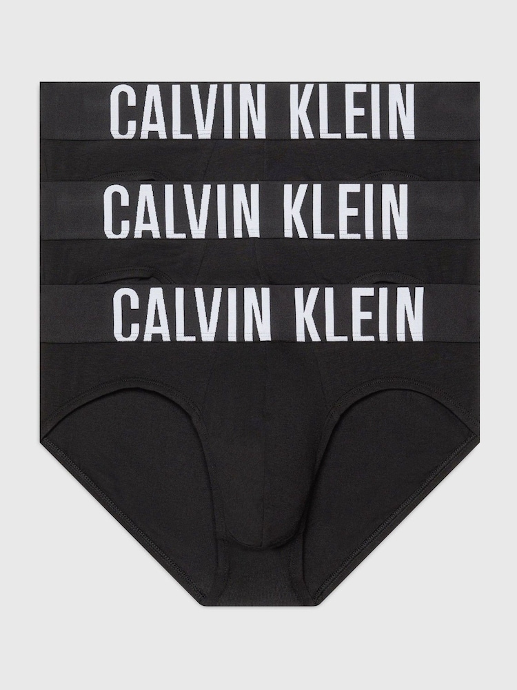 Calvin Klein Black Briefs 3 Pack with Intense Power - Image 4 of 4