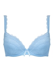 Pour Moi Blue Rebel Padded Plunge Bra - Image 3 of 4