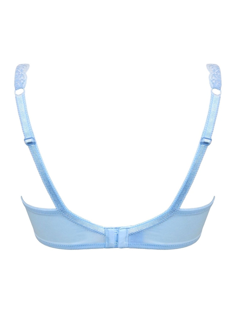 Pour Moi Blue Rebel Padded Plunge Bra - Image 4 of 4