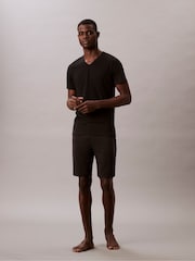 Calvin Klein Black V-Neck Lounge T-Shirts 3 Pack - Image 6 of 6