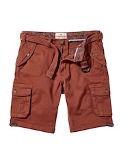 Joe Browns Orange Belted Relaxed Fit Cargo Shorts - Image 5 of 5