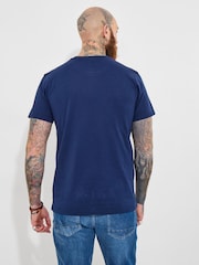Joe Browns Blue 100% Cotton Bold Electric Guitar Graphic Short Sleeve T-Shirt - Image 4 of 5