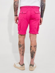 Joe Browns Pink Belted Relaxed Fit Cargo Shorts - Image 4 of 5