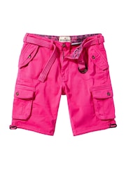 Joe Browns Pink Belted Relaxed Fit Cargo Shorts - Image 5 of 5