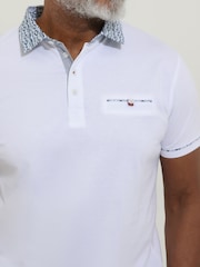 Joe Browns White Smart Trim Polo Shirt - Image 3 of 5
