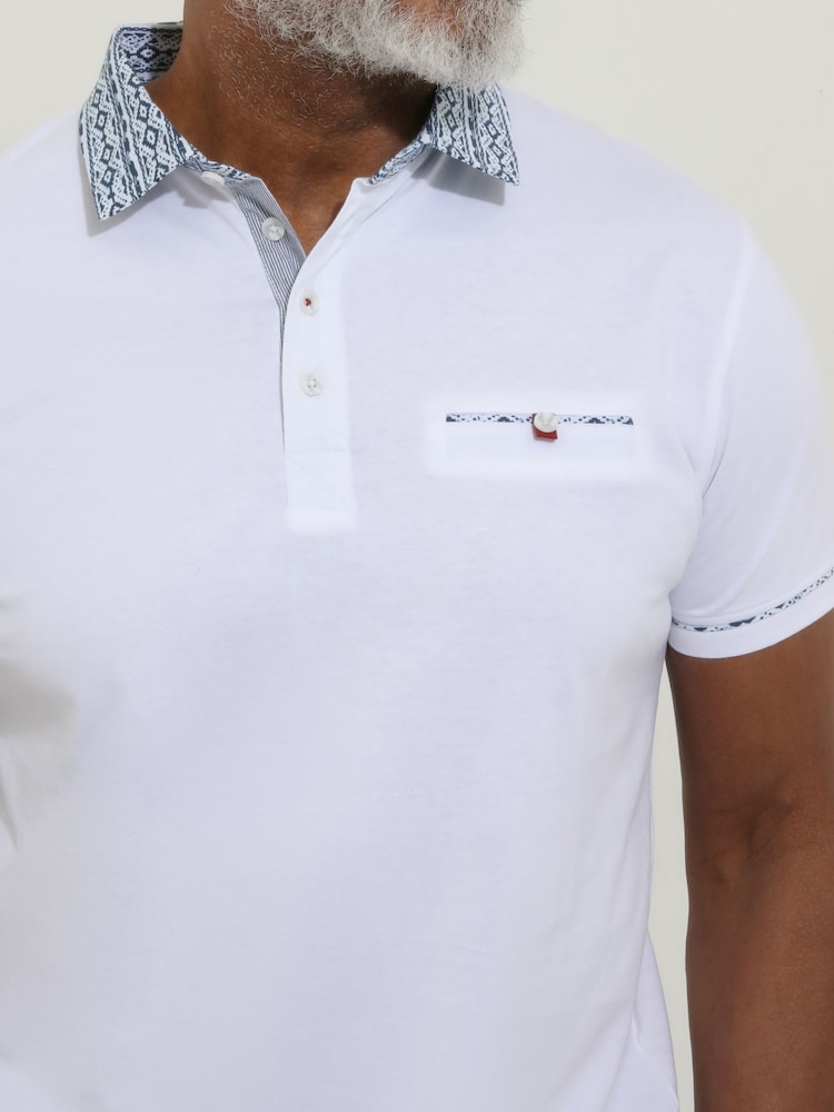Joe Browns White Smart Trim Polo Shirt - Image 3 of 5