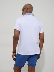 Joe Browns White Smart Trim Polo Shirt - Image 4 of 5