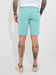 Joe Browns Green Washed Chino Shorts - Image 4 of 7
