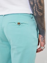 Joe Browns Green Washed Chino Shorts - Image 5 of 7