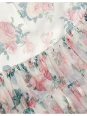 Monsoon Cream Alexandra Floral Ruffle Swing Dress - Image 4 of 4
