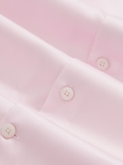 Reiss Pink Remote Double Cuff Slim-Fit Cotton-Sateen Shirt - Image 8 of 8
