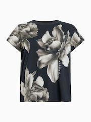 AllSaints Black Anna 100% Cotton T-Shirt - Image 7 of 7