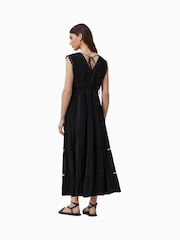 AllSaints Black Xanthe Dress - Image 2 of 7