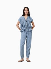 AllSaints Blue Val Trousers - Image 1 of 8