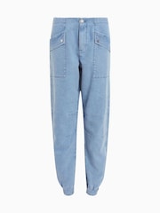 AllSaints Blue Val Trousers - Image 8 of 8
