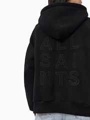 AllSaints Black Stacks Talon Hoodie - Image 2 of 8