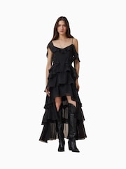 AllSaints Black Sienna Dress - Image 1 of 8