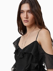 AllSaints Black Sienna Dress - Image 5 of 8