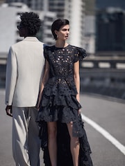 AllSaints Black Cavarly Embriodery Skirt - Image 1 of 8