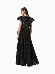 AllSaints Black Cavarly Embriodery Skirt - Image 7 of 8