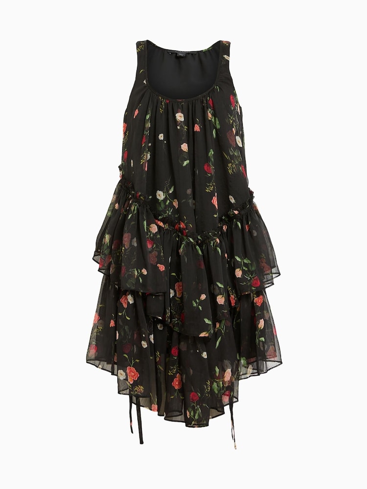 AllSaints Black Rach Dress - Image 7 of 7 AllSaints Black Rach Dress - Image 7 of 7