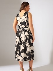 Evans Scuba Crepe Black Dress - Image 3 of 5