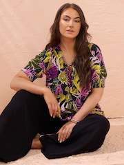 Evans Green Sleeveless Boho Top - Image 1 of 5