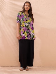 Evans Green Sleeveless Boho Top - Image 2 of 5