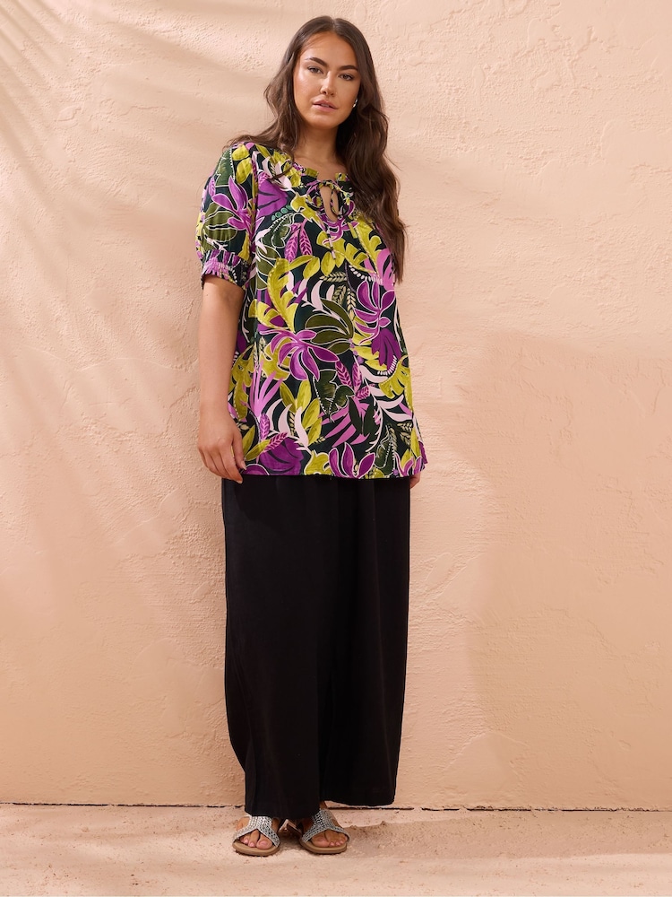 Evans Green Sleeveless Boho Top - Image 2 of 5