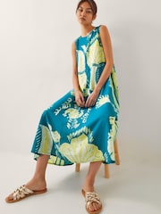 Monsoon Blue Amisha Tunic Midi Dress - Image 1 of 4