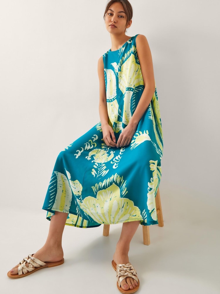 Monsoon Blue Amisha Tunic Midi Dress - Image 1 of 4