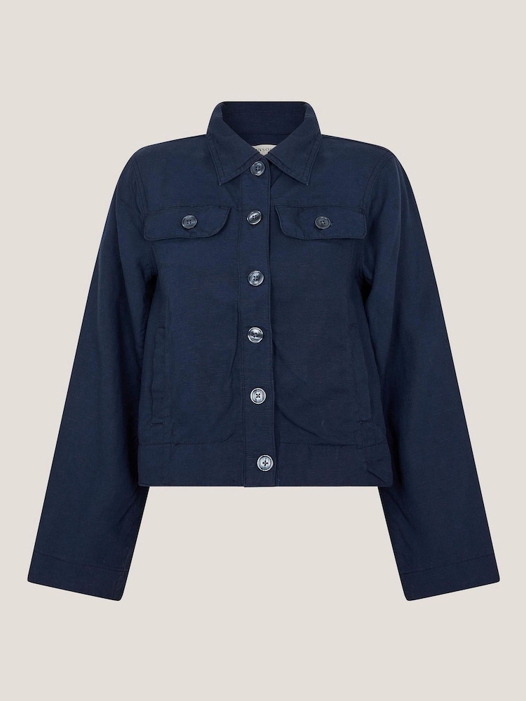 Monsoon Lenny Cropped Jacket - Image 6 of 6