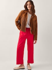 Monsoon Red Arlo Regular Crop Jeans - Image 1 of 5