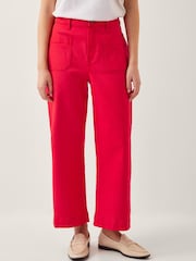 Monsoon Red Arlo Regular Crop Jeans - Image 2 of 5