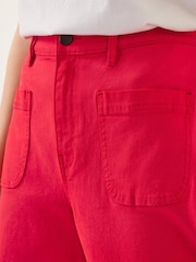 Monsoon Red Arlo Regular Crop Jeans - Image 3 of 5