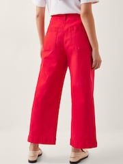Monsoon Red Arlo Regular Crop Jeans - Image 4 of 5