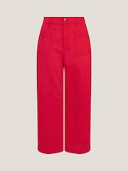 Monsoon Red Arlo Regular Crop Jeans - Image 5 of 5