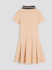 River Island Brown Girls Rib Zip Dress - Image 2 of 4
